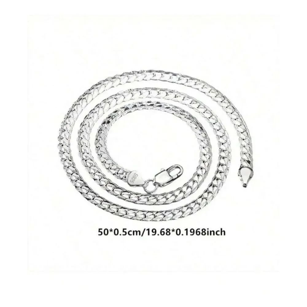 4 MM sterling Silver Chain - Picture 5 of 8